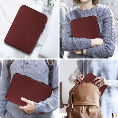 MoKo 7-8 Inch Tablet Sleeve Bag, Polyester Pouch Cover Case Fits iPad mini (A17 Pro) 8.3" 2024, iPad mini 6/5/4/3/2/1, Samsung Galaxy Tab S2 8.0, Tab A 8.0, ZenPad Z8s 7.9,Black
