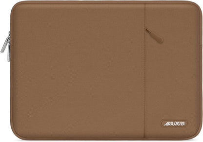 MOSISO Laptop Case 13.3 inch, 13-13.3 inch Laptop Sleeve Compatible with MacBook Air/Pro 13/Pro 14 M5 M4 M3 M2 M1, HP Dell ASUS Lenovo,Polyester Vertical Computer Sleeve Bag with Pocket, Antique Green - Colors B