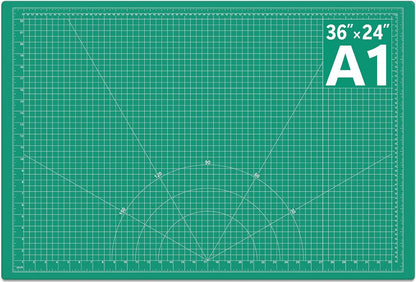 DIYSELF Cutting Mat 12in×18in, Cutting Mats for Crafts, Self Healing Cutting Mat A3, Fabric Cutting Mats Double Side for Sewing, Quilting, Craft Mat for Desktop, Matting & Mounting Materials