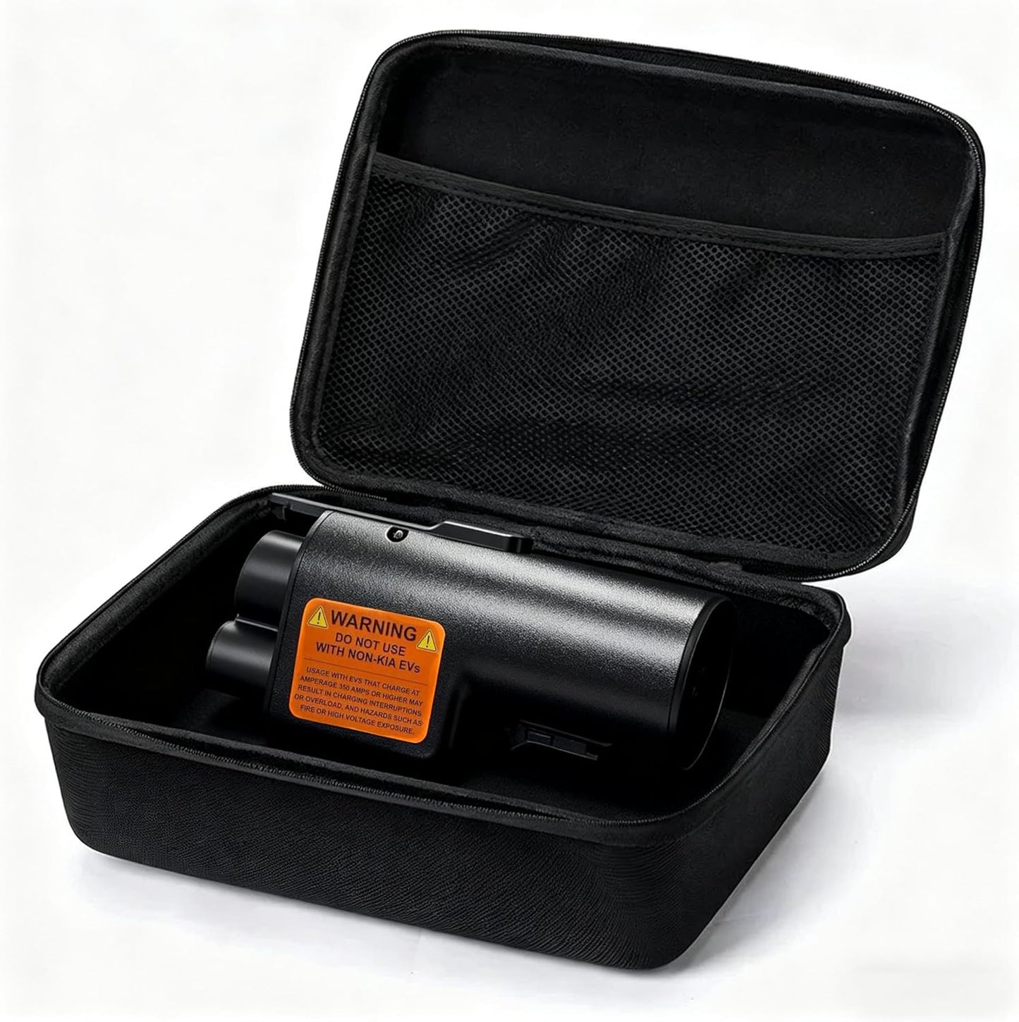 Tesla NACS to CCS1 Adapter Storage Case - EVA Nylon Protective Bag with Handle, Compatible with Tesla Superchargers(Adapter NOT Included) L7.5 W4.72 H3.54