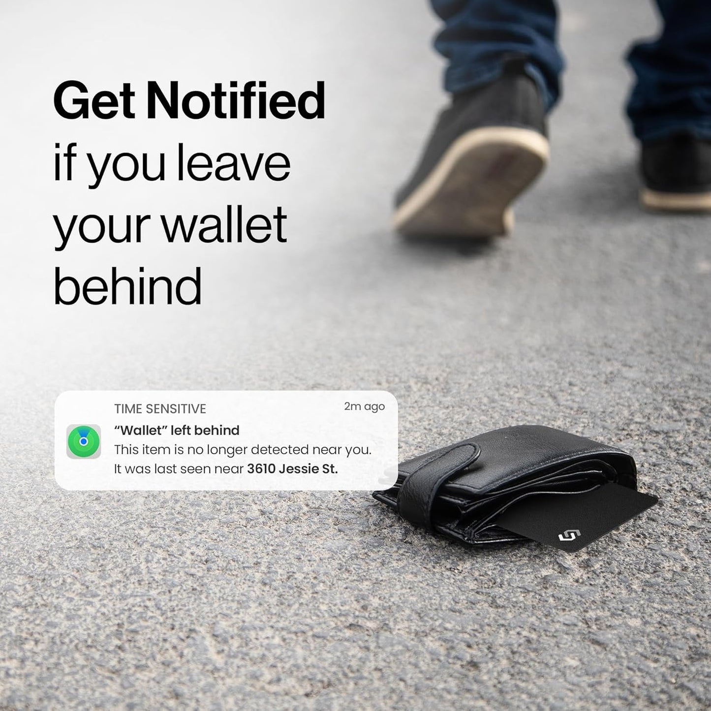 SPOTMINDERS Apple MFi Certified Wallet Tracker PRO for Travel Credit Card Design Works with Apple Find My IP68 Waterproof Rechargeable Tracking Card for Wallet Luggage Passport 0.07in Slim Item Finder