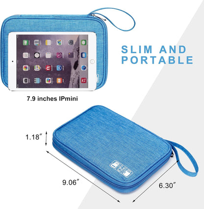 CILLA Electronics Organizer Travel, Travel Cord Organizer Case, Compact Electronics Accessories Bag for Cable, Cord, Charger, Phone