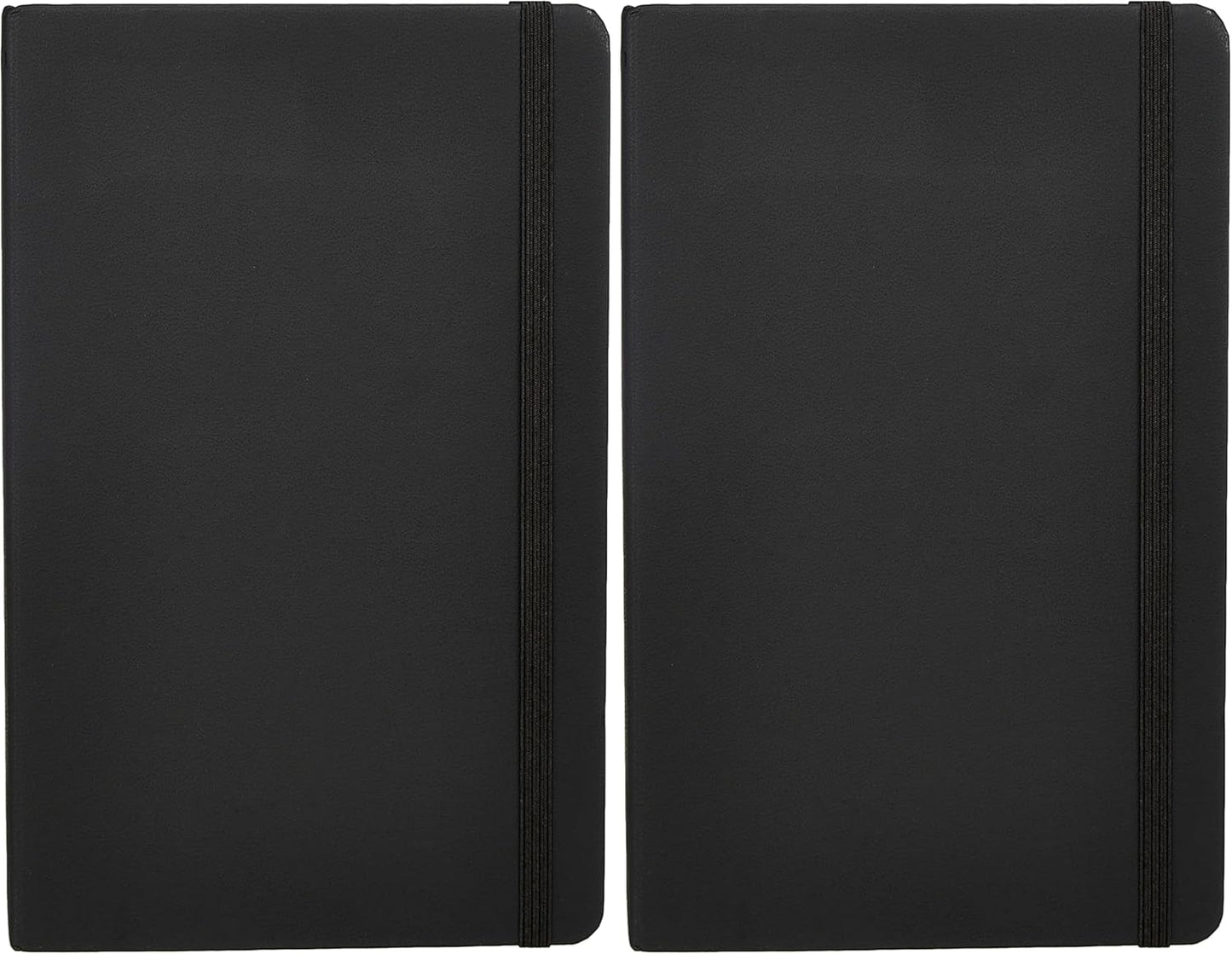 Amazon Basics Classic Grid Notebook for Writing and Note Taking, Hardcover, Graph Ruled, 240 Pages, 5" x 8.25", Black