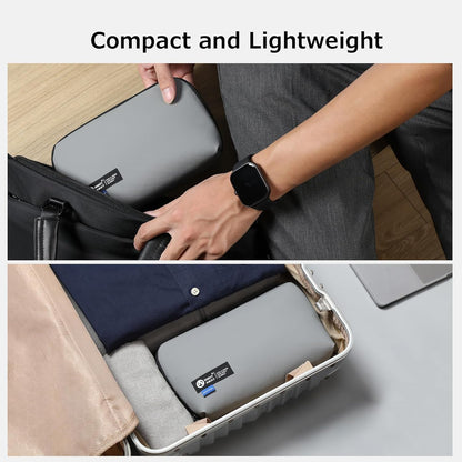 RIGHT AWAY Travel Tech Pouch，Waterproof Cord Case，Electronics Organizer Travel Case，Cable Organizer Storage Bag For Phone, Charger, Accessories(BLACK)