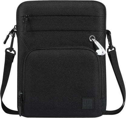 Dadanism 9-11 Inch Tablet Sleeve Bag with Shoulder Strap for iPad (A16) 11", iPad Air M4 Pro M5 11", i-Pad 10th Gen 10.9", i-Pad 9/8/7th Gen 10.2", Galaxy Tab A11+ Plus 11", reMarkable 2 10.3", Black