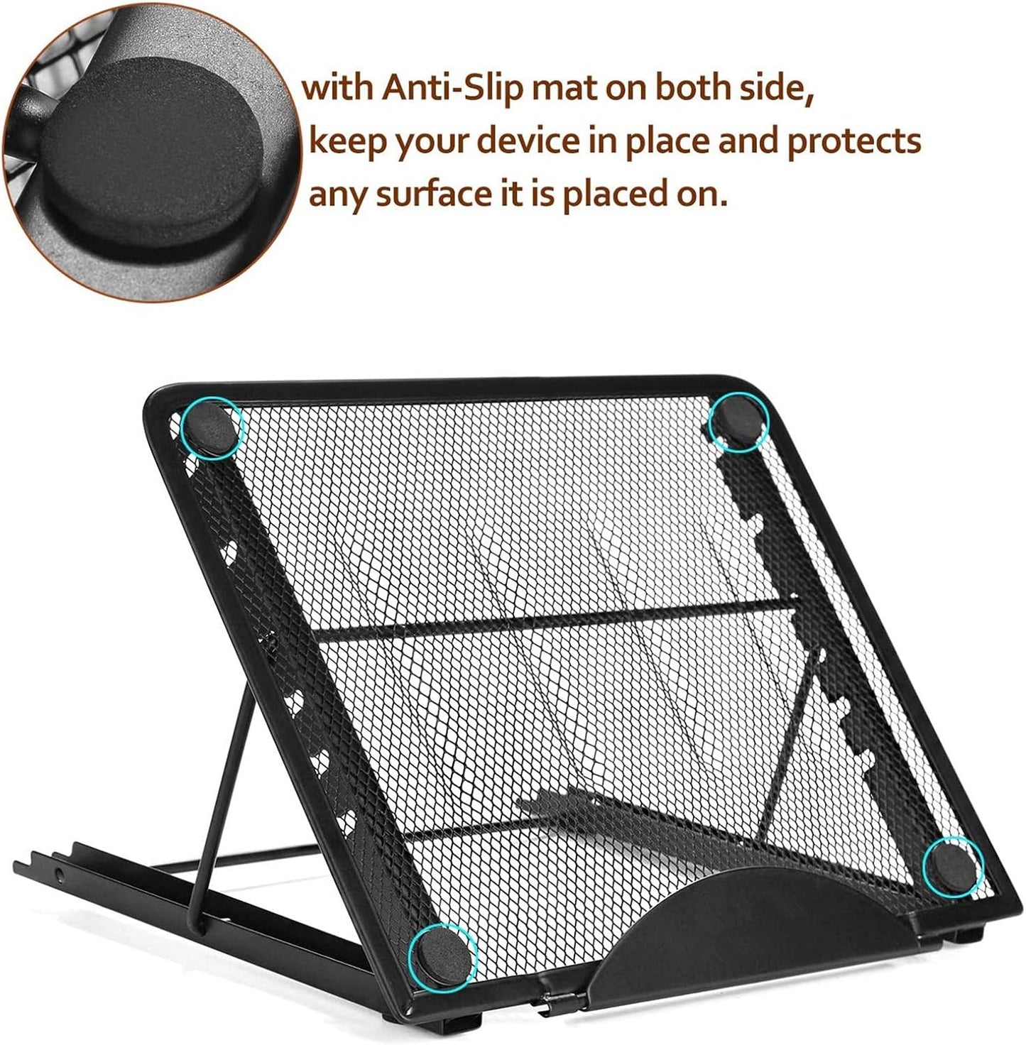 Huacan Light Box Pad Stand, Multifunction 7 Angle Points Skidding Prevented Tracing Holder for Laptop LED Light Table，7.48 x 9.45 inches