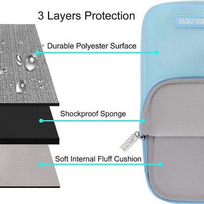 MOSISO Laptop Case 15 inch, 15 inch Laptop Sleeve Compatible with MacBook Air M5 A3448 M4 A3241 M3 A3114 M2 A2941 2026-2023, Dell XPS, Polyester Vertical Computer Sleeve Bag with Pocket, Black - Colors B