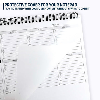 To Do List Notepad: With Multiple Functional Sections - Large Size 8.5x11" 52 Sheets - Tear Off Daily Planner Notebook - Task CheckList Organizer Agenda Pad for Work - Note, Plans, Goals, Grocery, and