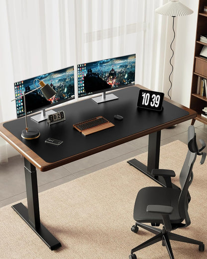 YSAGi 35.4" x 17" Large PU Leather Desk Mat for Keyboard and Mouse - Waterproof Non-Slip Desk Pad Protector for Office, Home, Writing Desk, Black