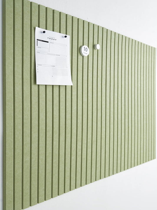 VIVELDA Large Bulletin Board 48"x36" - Office Wall Organizer, Replace your Old Cork Boards for Walls for Office Decor -12-pack Felt Wall Panels to Use in Home Office Decor, Classroom Decor (Limestone)