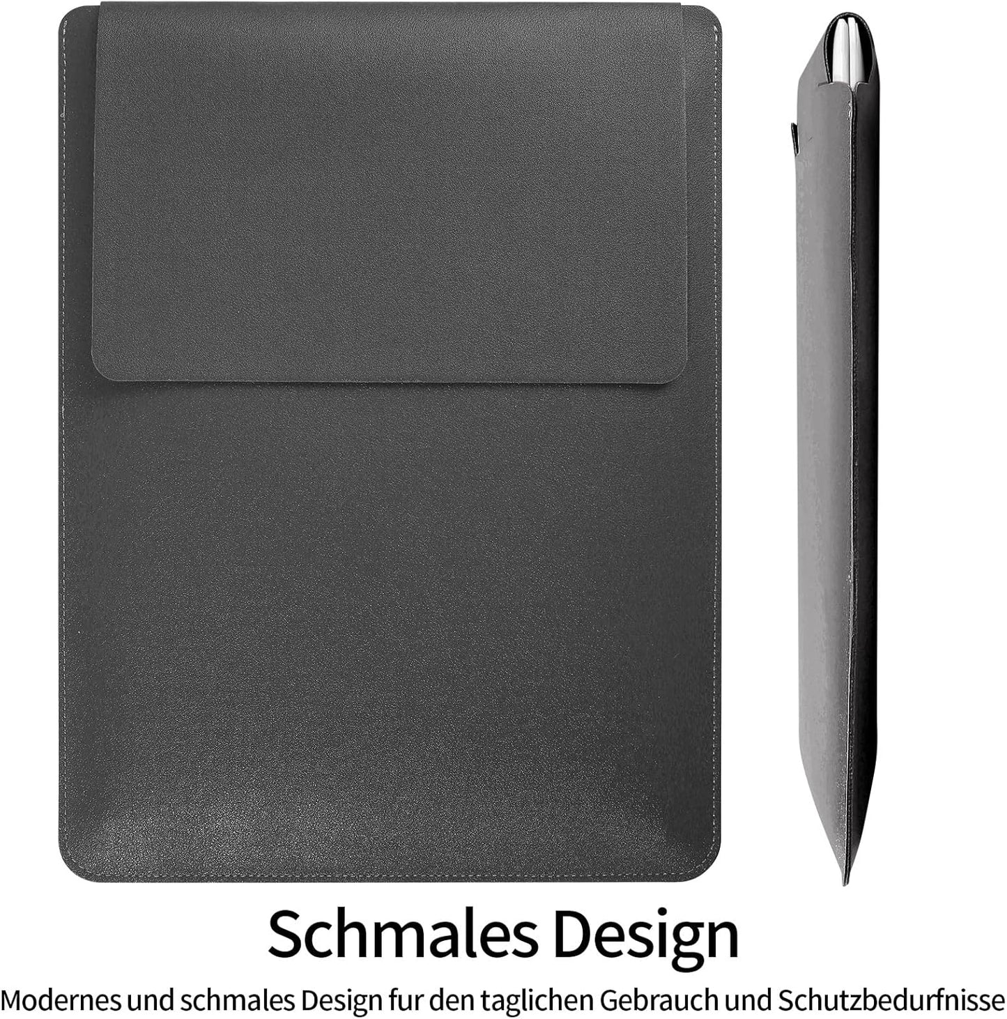 13.3-14" Laptop Sleeve, Blue, Compatible with Laptops 13.3"-14", Protects from Scratches, Water Damage, Multi-Functional Mouse Pad
