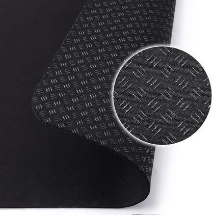 TOBWOLF Non-Slip Workout Mat for Ellipse Leg Exerciser, Ellipse Machine Mat, Exercise Mat for Under Desk Ellipticals, Suitable for Electric Seated Foot Pedal Exerciser, Stability & Floor Protection