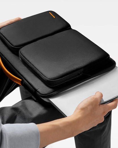 tomtoc 360 Protective Laptop Shoulder Bag for 16-inch MacBook Pro M5/M4/M3/M2/M1 Pro/Max 2026-2019, Water-resistant Sleeve for Dell XPS 15 Surface Book 3 The New Razer Blade 16