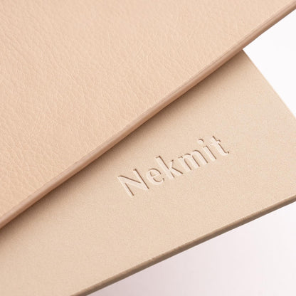 Nekmit Leather Desk Blotter Pad 17 x 12 Inches, Flat, Non-Slip, Waterproof, Black
