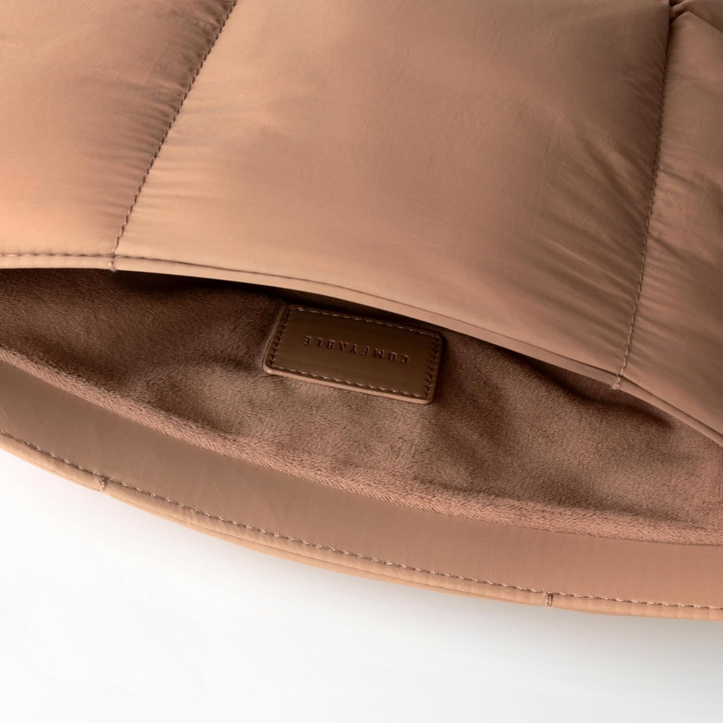 Comfyable Puffy Laptop Sleeve 13 Inch 14 Inch, Quilted Puffer Laptop Carrying Case for Women, Pillow Case Compatible with MacBook Air/Pro M5 M4 M3 M2 Pro/Max 2026, 13" MacBook Neo A18, Rice | Puffy