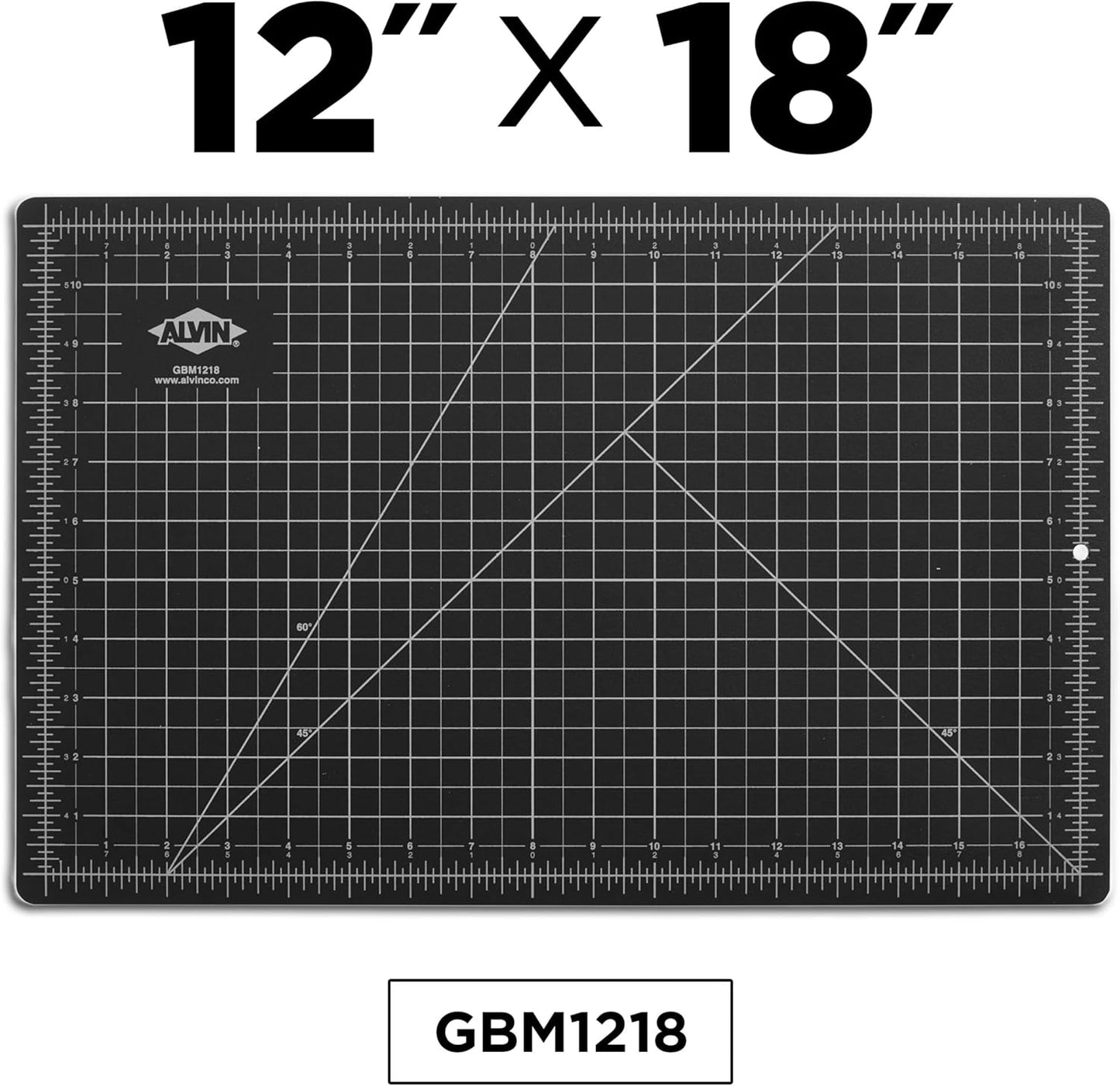 ALVIN GBM Self-Healing Cutting Mat 48 x 96 inch | Double-Sided Green/Black | 5-Layer Gridded Surface for Arts, Crafts and Sewing - Model GBM4896