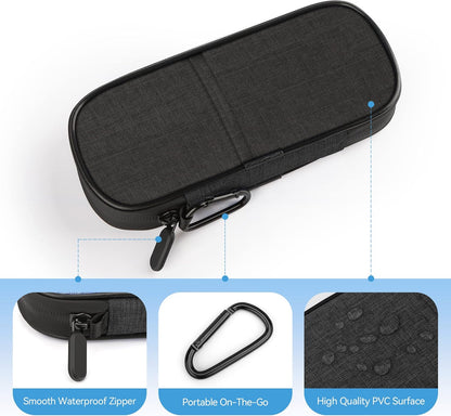 Gelozid Insulin Pen Cooler Travel Case Diabetic Medication Insulated Cool Organizer with 2 Reusable Ice Packs for Insulin Pen and Other Diabetic Supplies, for the Daily Life and Trip(Black)
