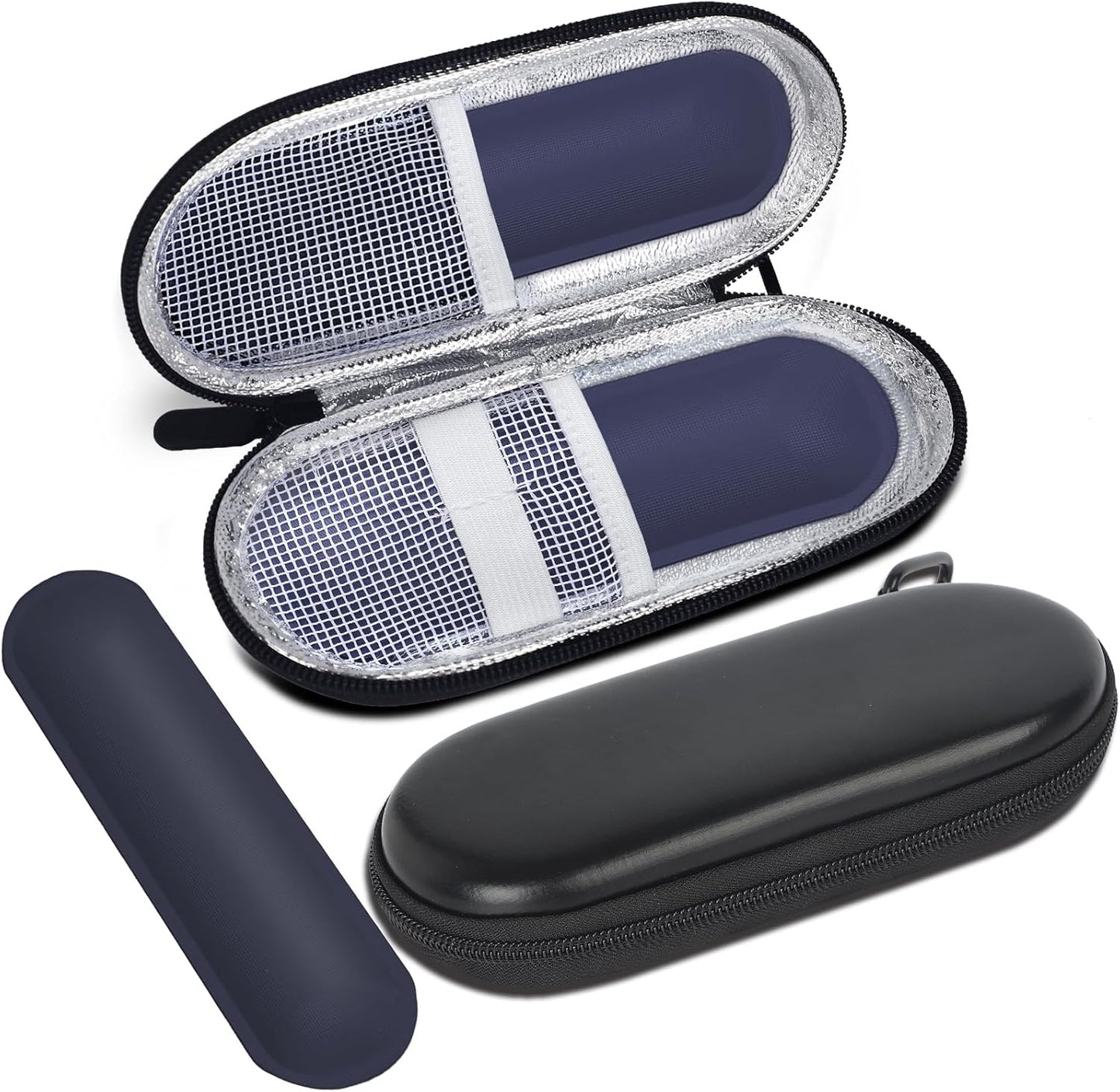 MOSLA Insulin Cooler Travel Case with 2 Reusable Ice Packs for Insulin Pen Portable Medical Cooler Bag for Diabetes and Other Diabetic Supplies for The Daily Life and Trip