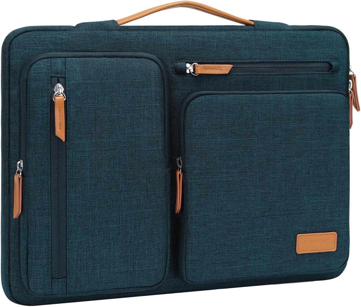MOSISO 9-11 inch Tablet Sleeve Case for iPad A16 2025, iPad Air 11 inch M3 M2, iPad Pro 11 M4, iPad 10/9/8/7th, Galaxy Tab A9+/S9/S8/Plus 11, Side Open Carrying Bag with 4 Zipper Pockets, Black
