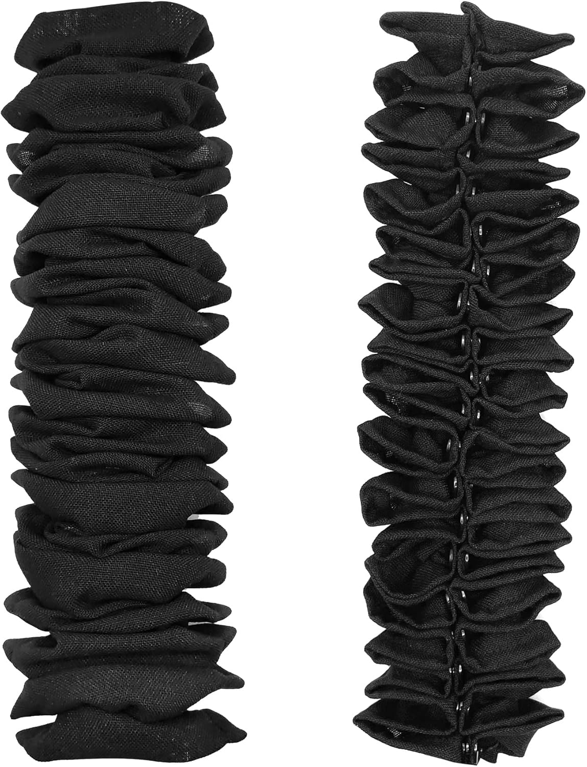 ECUDIS 2 Packs Chandelier Chain Cover Cord Cover 6 Feet, Great for Lamps, Light Fixtures, and Desks, Cable Management, Black
