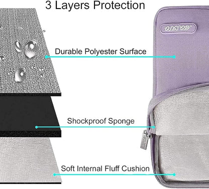 MOSISO Laptop Case 15 inch, 15 inch Laptop Sleeve Compatible with MacBook Air M5 A3448 M4 A3241 M3 A3114 M2 A2941 2026-2023, Dell XPS, Polyester Vertical Computer Sleeve Bag with Pocket, Black - Colors B