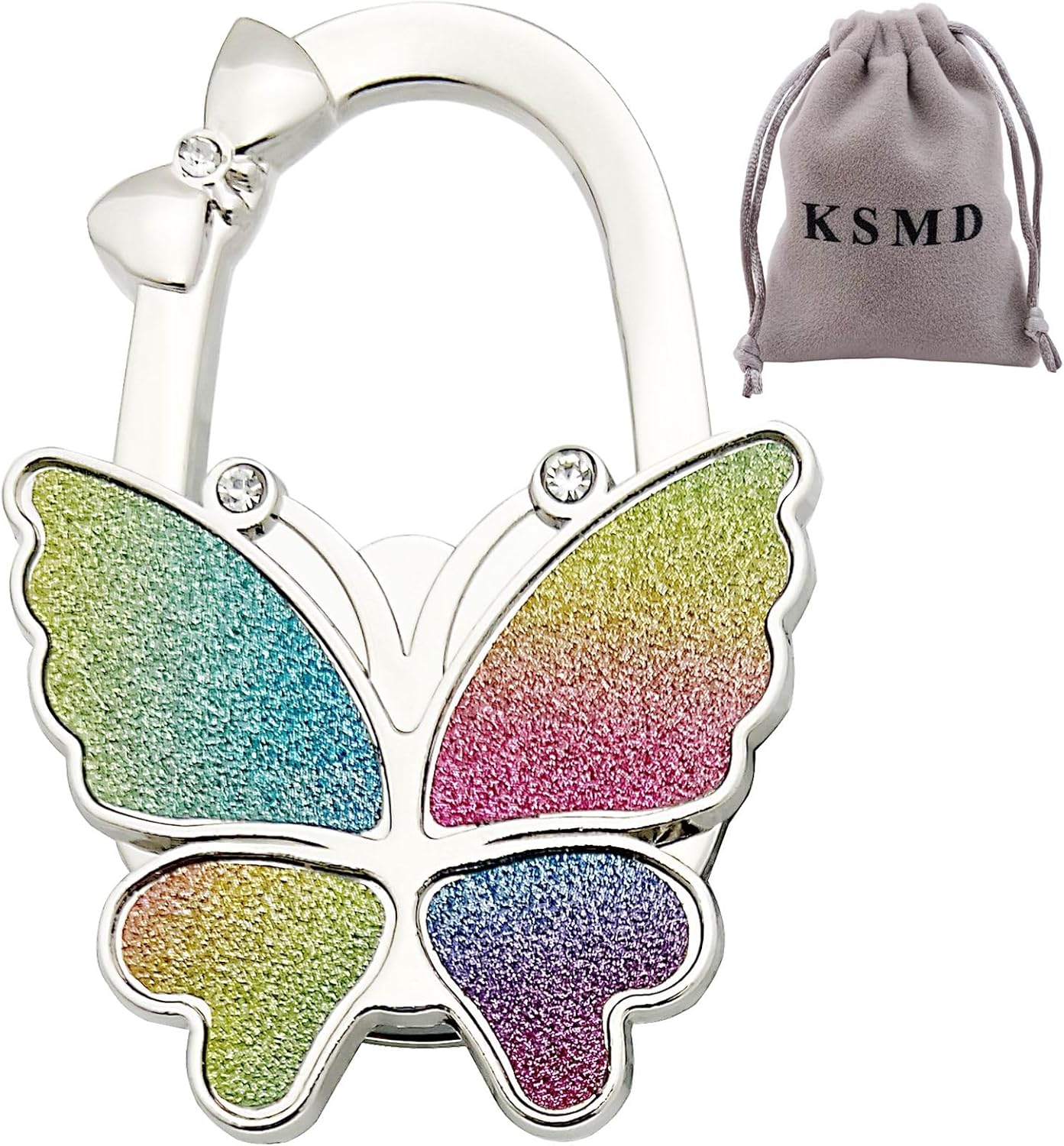 KSMD Variety Design Purse Hooks for Table and Bars,Portable Purse Hanger Organizers Hooks Handbag Pocketbook Holder Bag Storage for Desk,Foldable Folding Purse Table Hook Hanger