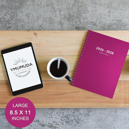 Ymumuda Weekly To Do List Notepad - Daily To Do List Undated 52 - Week Sheets, 8.5x11" Weekly Goal Notebook, Habit Tracker Journal, Excellent for Student School Work Personal Productivity Organizer