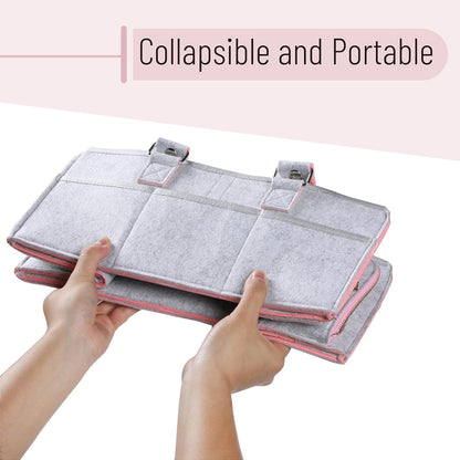 Mr. Pen- Baby Diaper Caddy Organizer, Gray, Medium, Nursery Storage Bin and Car Organizer for Diapers and Baby Wipes