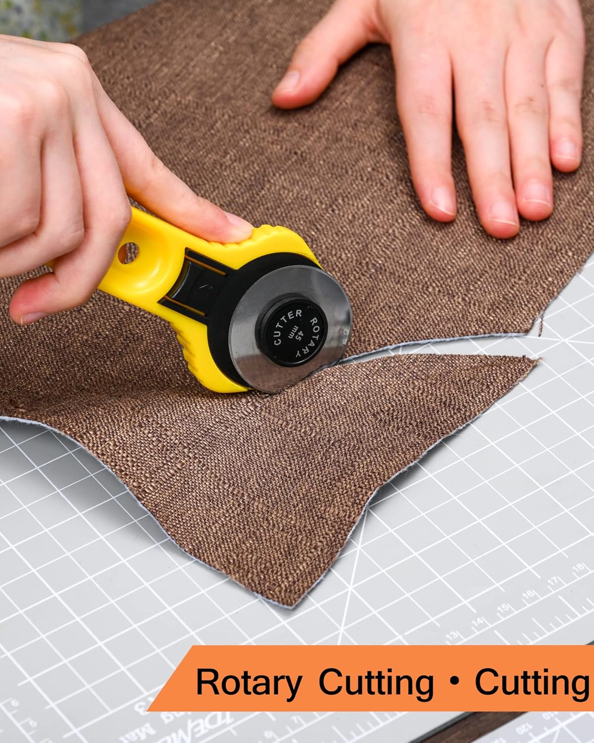 Density-upgraded 18"x12" Self Healing Cutting Mat, Idemeet Rotary Sewing Mat for Crafts, 5-Ply Blade Table Protector Cut Board for Fabric Leather Cutting Quilting Modeling Hobby Project, A3, Black