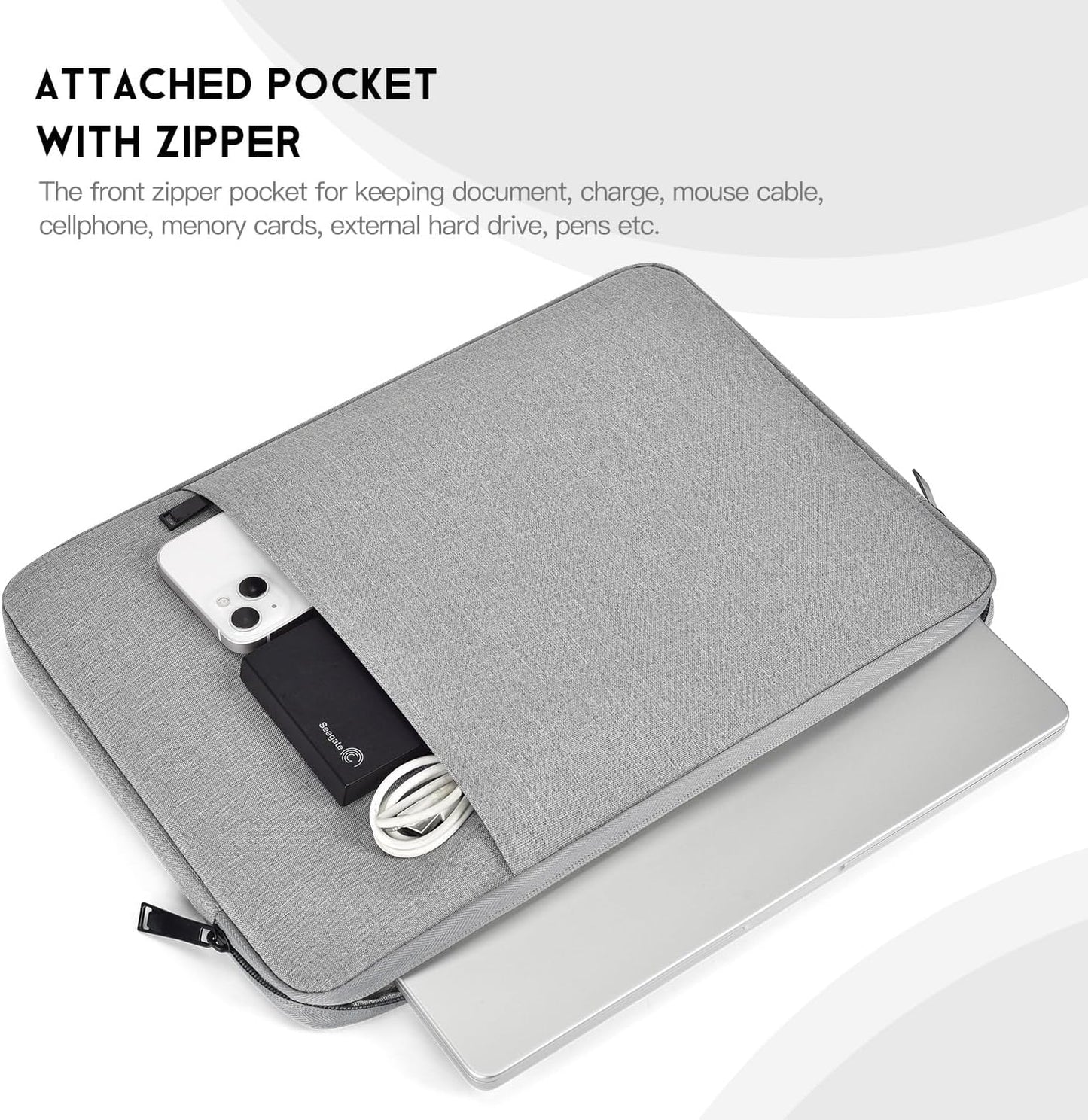 17 inch 360° Protective Laptop Case Sleeve for 2025 HP 17.3 Touchscreen Laptop,Envy 17,Pavilion 17,ASUS Vivobook 17, Shockproof Water-Resistant Computer Bag w/Accessory Pocket