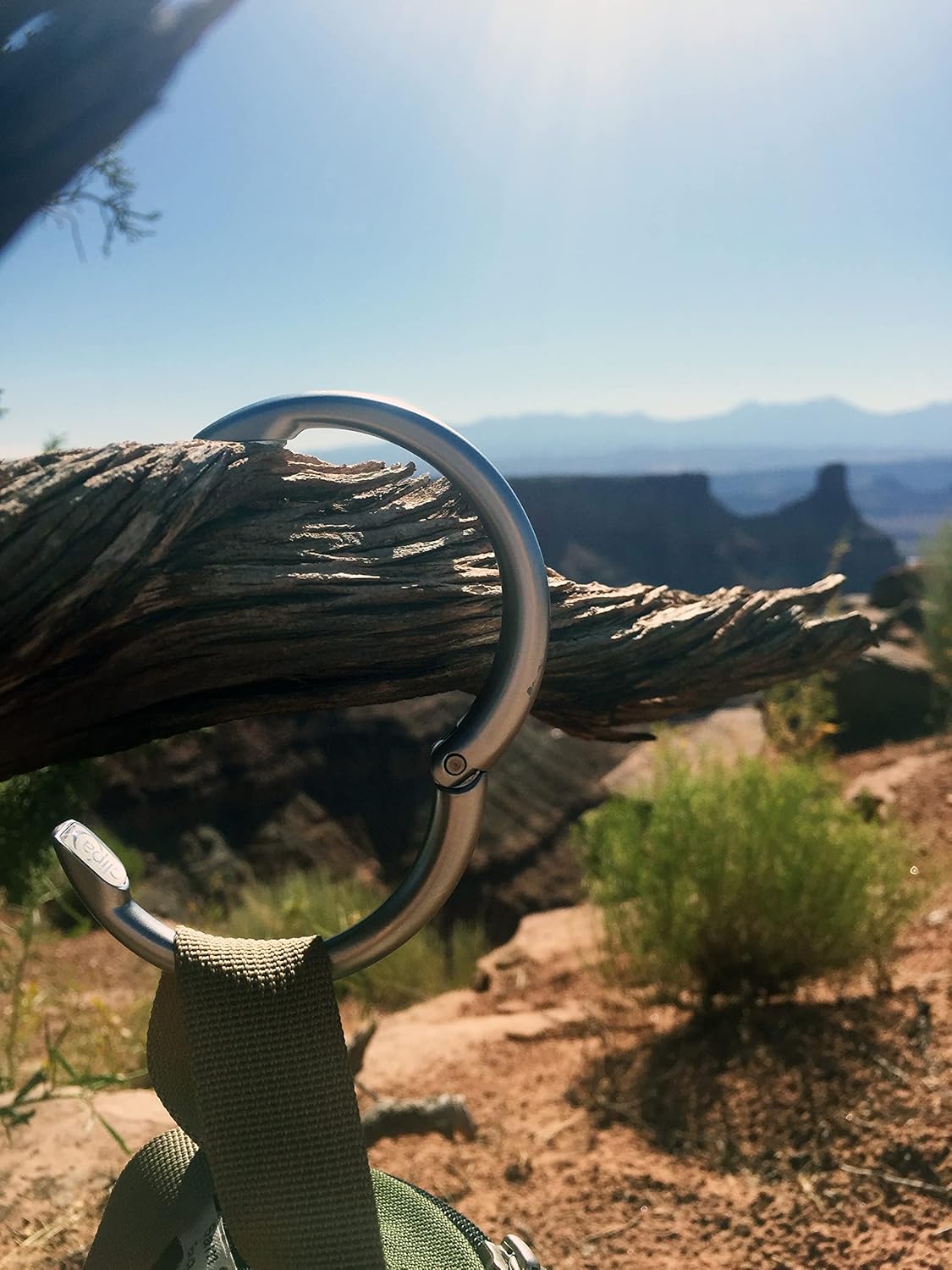 Clipa Bag Hanger - The Ring that Opens Into a Hook, Closes Automatically | Hangs Almost Anywhere in Just 1/2" of Space | Holds 33 lbs | 9 Styles | 3 yr Warranty