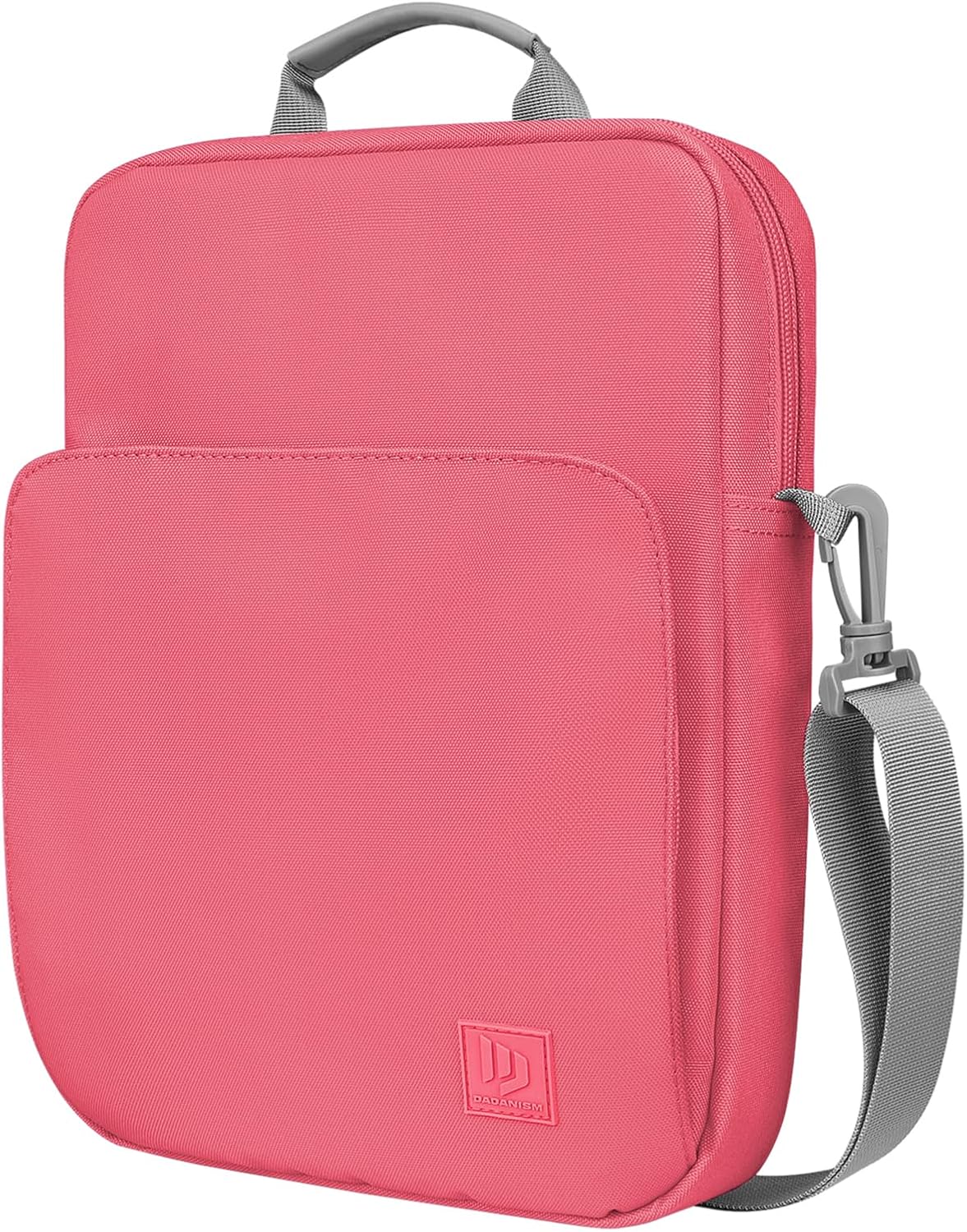 Dadanism 9-11 Inch Tablet Sleeve Bag Carrying Case with Shoulder Strap for iPad (A16) 11", iPad 10th Gen 10.9", iPad Air M4/Pro M5 11", iPad 9/8/7th 10.2", Galaxy Tab A11+ Plus 11", Cloudy Pink