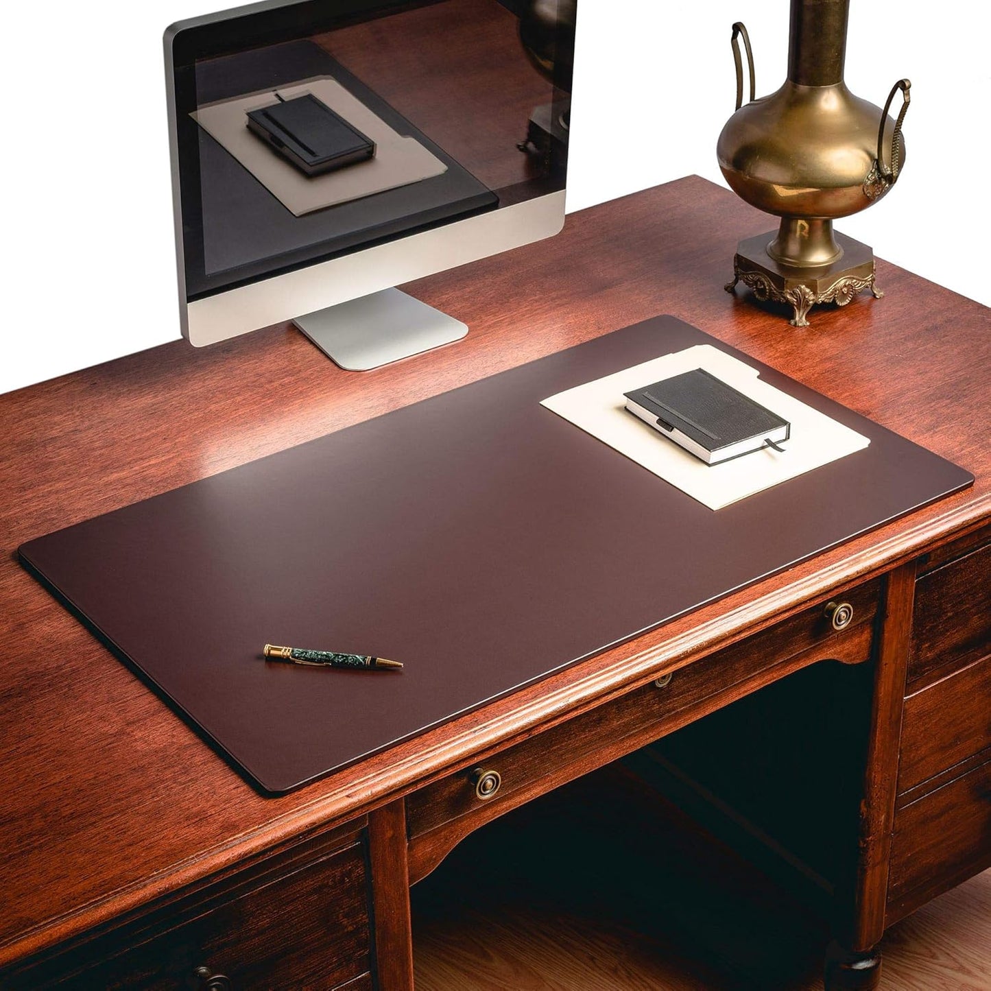 Dacasso Leather Desk Pad Without Side Rails