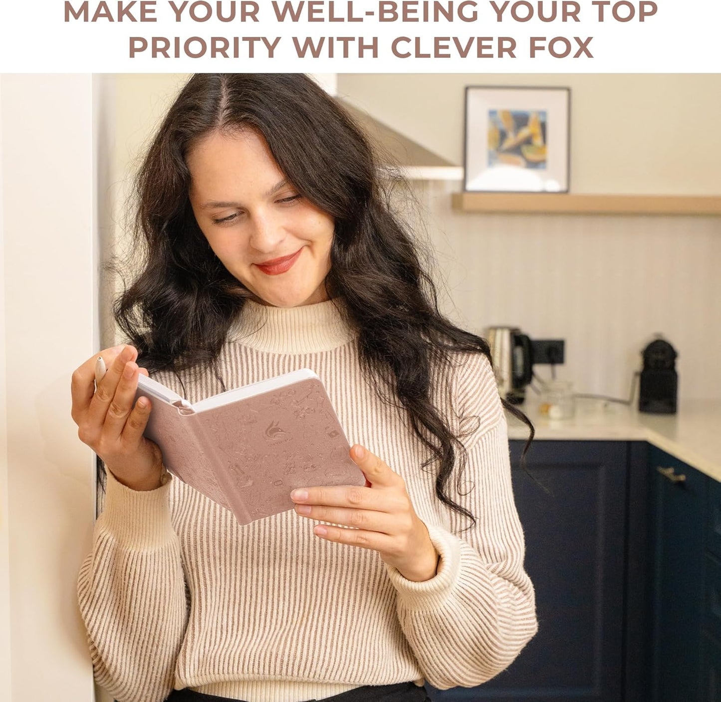 Clever Fox Fitness & Food Journal – Nutrition & Workout Planner for Women & Men – Diet & Gym Exercise Log Book with Calendars, Diet & Training Trackers - Undated, A5 Size, Hardcover (Forest Green)