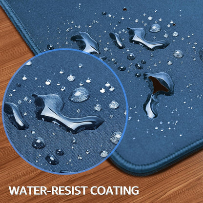 KTRIO Large Gaming Mouse Pad Desk Mat, Superior Micro-Weave Cloth for Precise Mouse Control, Non-Slip Rubber Base, Stitched Edges, Water-Resistant, for Gamer, Office & Home, 31.5" x 11.8" inches