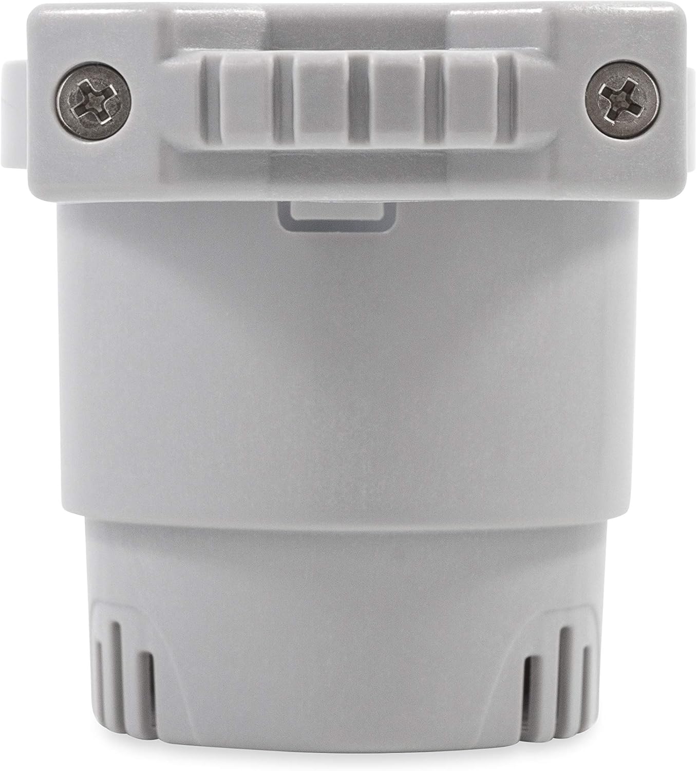 Camco Large Clamp Mounted Cup Holder-Provides a Secure Location for Your Beverage-Mountable for Up to 2-Inch Rail-White (53083)