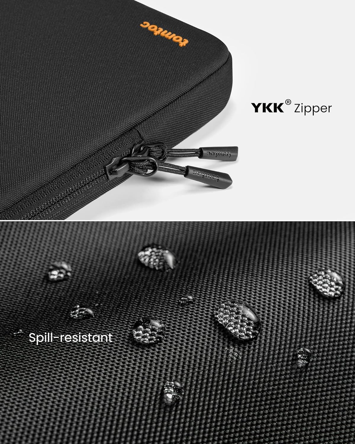 tomtoc 360 Protective Laptop Sleeve Set for 14-inch MacBook Pro M5 Pro/Max (2026) A3426 A3427 A3434 M4/M3/M2/M1 A3112 A3401 A3185, Water-Resistant Lapop Case Bag with Accessory Pouch for Dell XPS 14