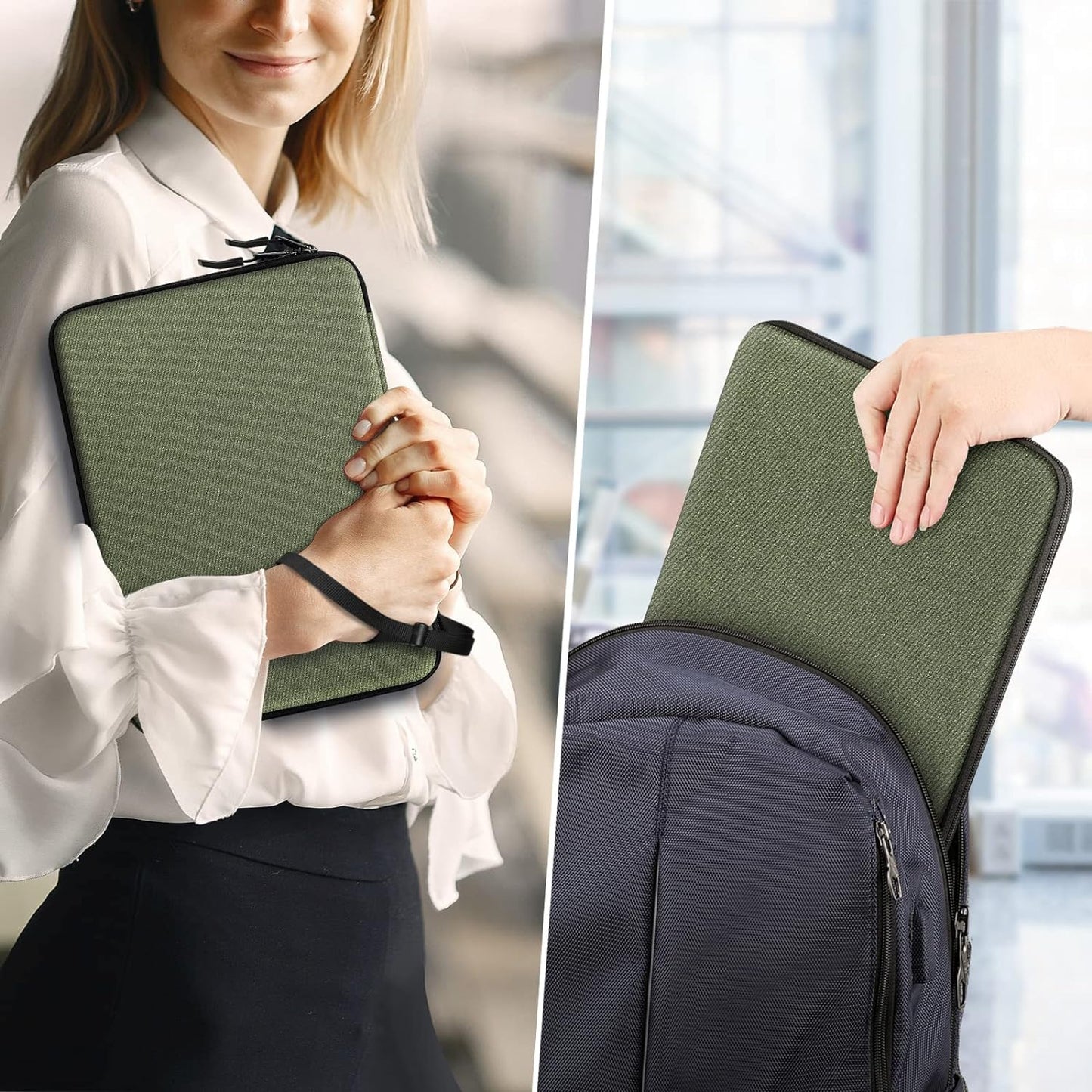 FINPAC Hard Laptop Sleeve Case for MacBook Neo A18 Pro,13 inch MacBook Air 2026 M5/M4/M3/M2/M1,14 inch MacBook Pro 2026 M5/M4/M3/M2 Pro/Max,Waterproof Case for Dell,Surface Laptop,HP,Acer,Black | Hard