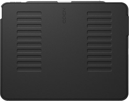 Zugu Case for iPad Air 13 Inch M4 2026, M3 2025 & M2 &/12.9 inch (3rd/4th Gen), Slim Protective Cover with Apple Pencil Charging & Storage, Auto Wake/Sleep, Multiple Viewing Angles (Black)