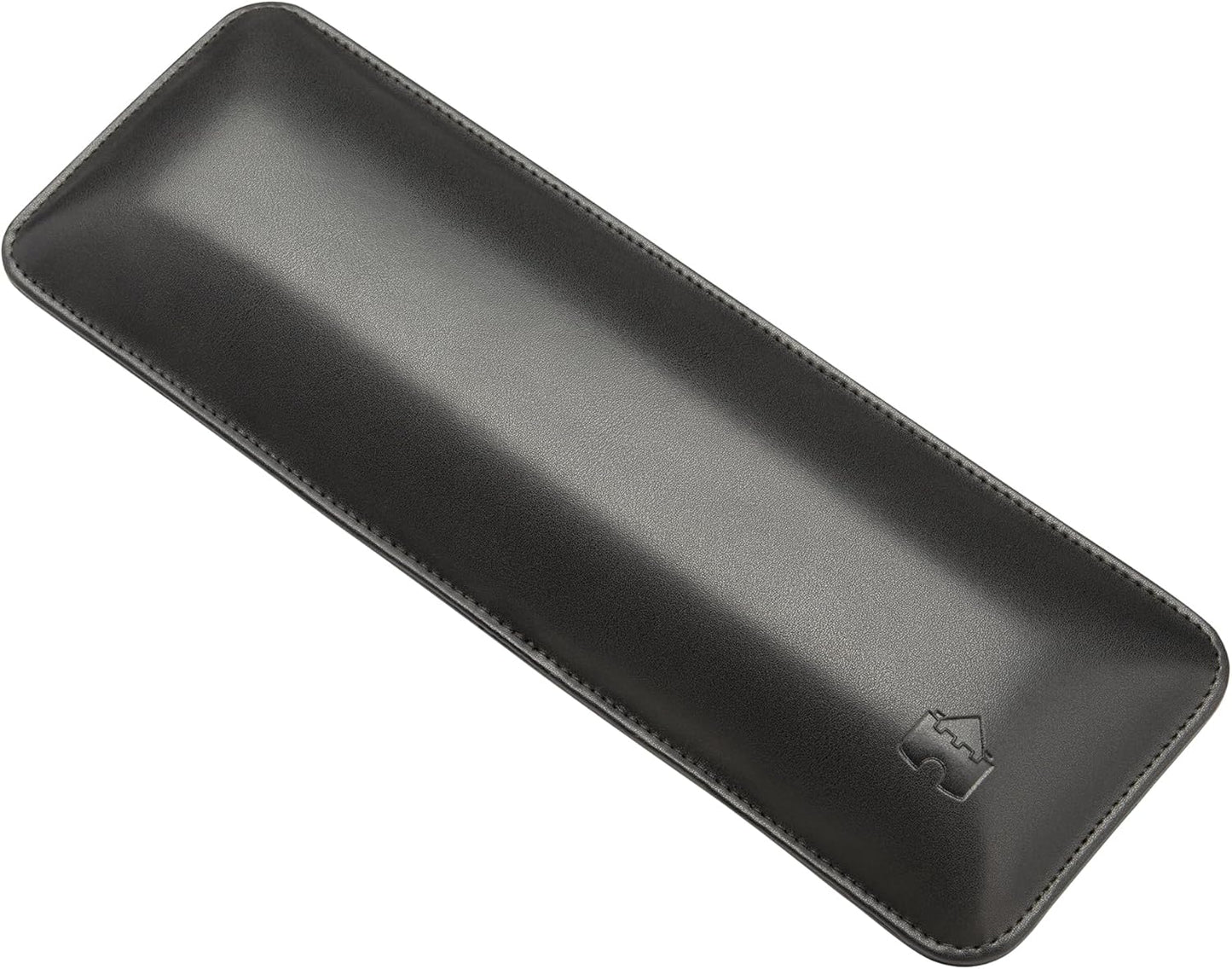 Bailey Compact by Castle - Wrist Rest for Keyboards with Around 61 Keys - Leather Ergonomic Computer Extra Firm Keyboard Wrist Support for Typists, Gaming, Heavy Office Use (Stone, Compact Size)