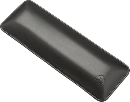 Bailey Compact by Castle - Wrist Rest for Keyboards with Around 61 Keys - Leather Ergonomic Computer Extra Firm Keyboard Wrist Support for Typists, Gaming, Heavy Office Use (Stone, Compact Size)