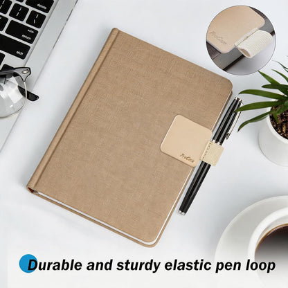 ProCase (5 Pack) Pen Loop Holder for Notebooks Journals Planners Tablet Case, Self Adhesive Leather Pencil Holder with Elastic Loop for Pens, Apple Pencil, Stylus Pen -Black
