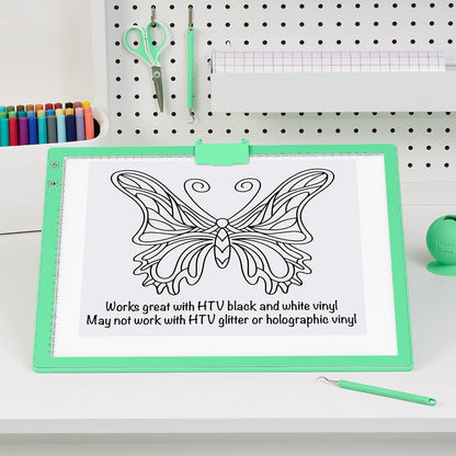 iVyne Rechargeable A3 Light Pad for Diamond Painting - LED Light Board for Weeding & Tracing - Diamond Art Light Pad - Ultra-Thin & Portable - Perfect for Artists & Crafters - Blue