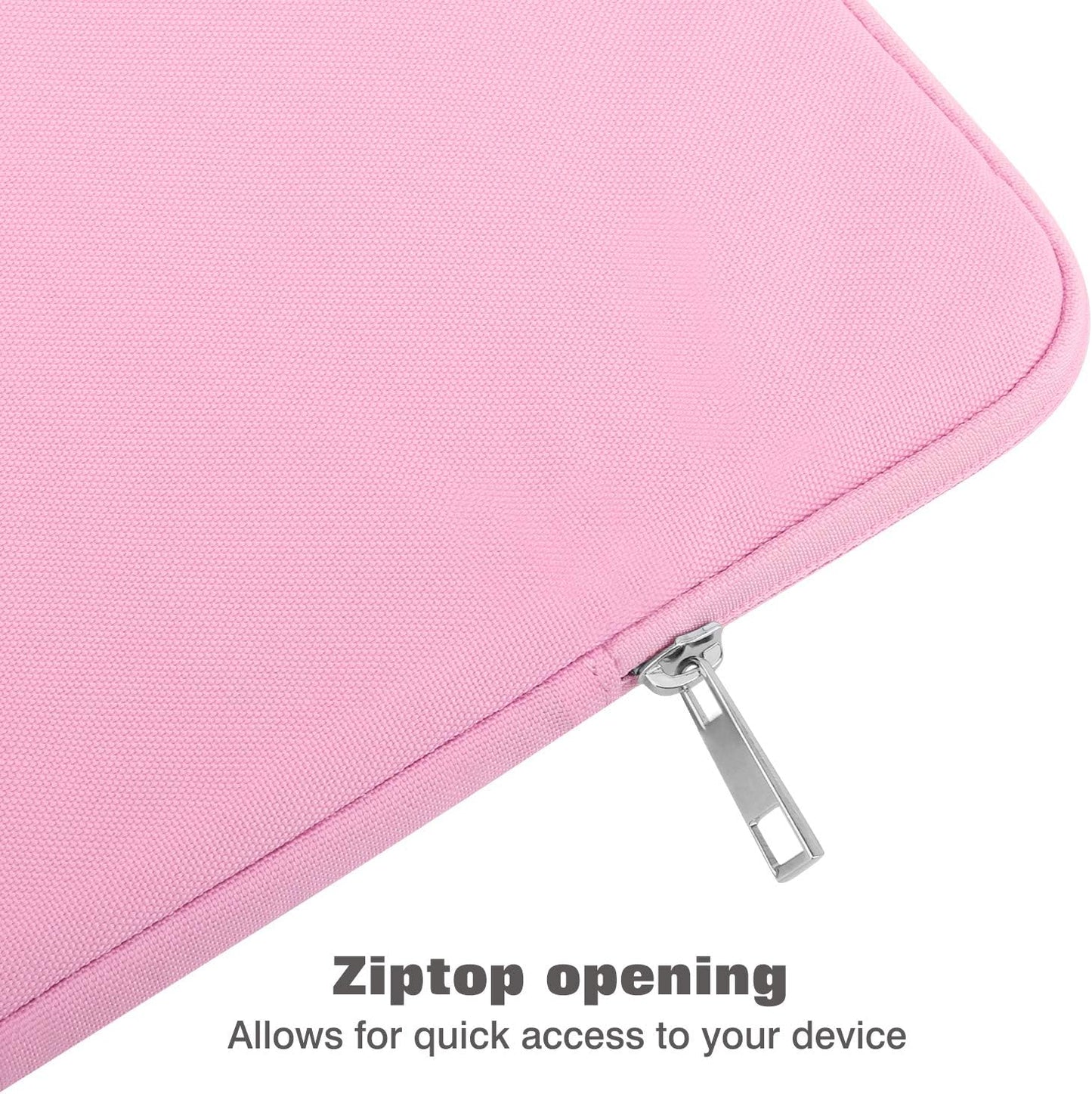 MoKo 7-8 Inch Tablet Sleeve Bag, Polyester Pouch Cover Case Fits iPad mini (A17 Pro) 8.3" 2024, iPad mini 6/5/4/3/2/1, Samsung Galaxy Tab S2 8.0, Tab A 8.0, ZenPad Z8s 7.9,Black