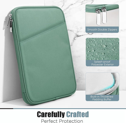 TiMOVO 9-11" Tablet Sleeve Bag for iPad 11-inch A16 2025, iPad 10.9"/10.2"| Air 11 Inch/5th/4th Gen. 10.9", Galaxy Tab A9+/A11Plus 11", Protective Bag with Pocket, Black
