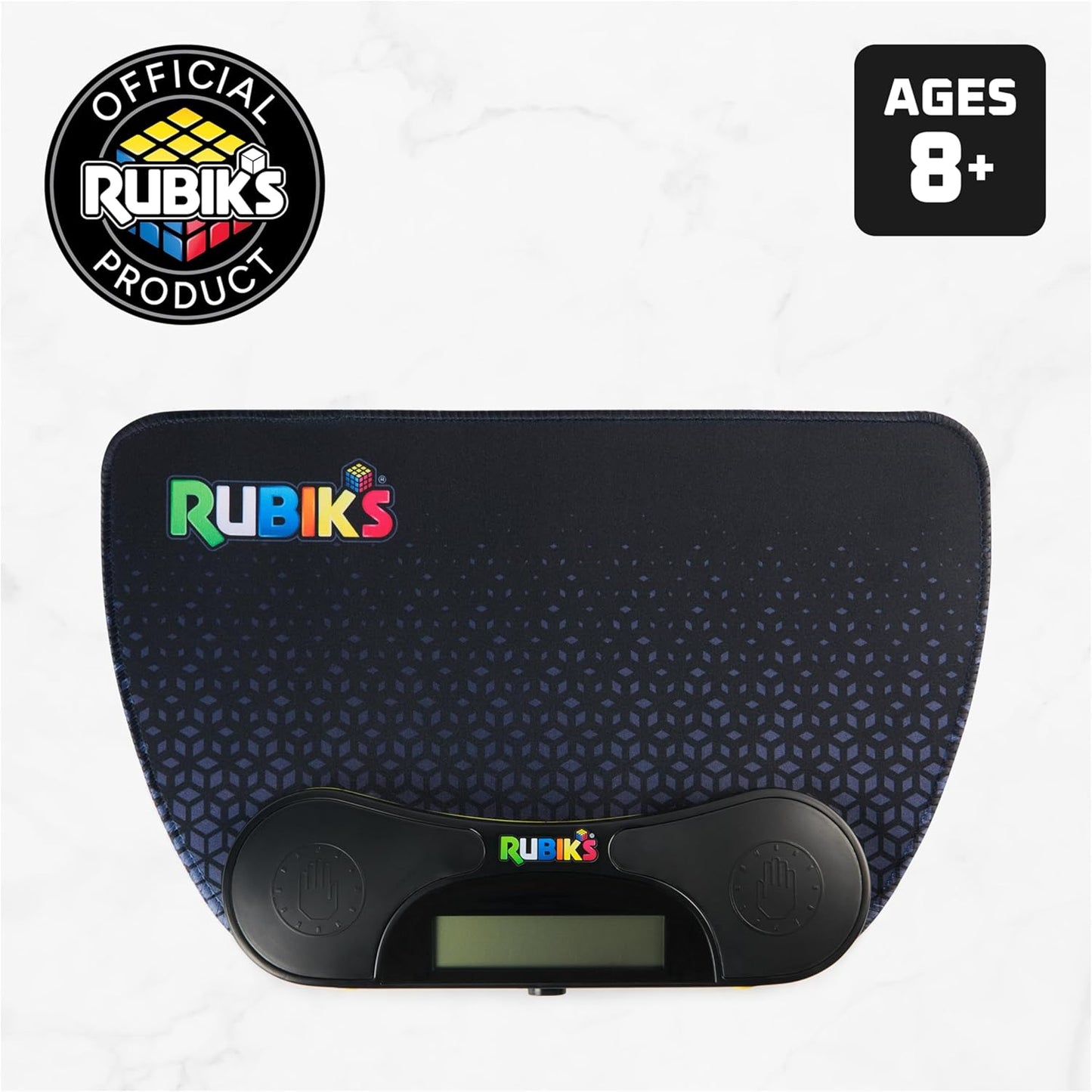 Rubik’s Cube, Timer Stand, Clear Display Device for WCA Speedcubers, Track Your Time to Solve Brain Teaser Puzzle for Adults, Problem-Solving Brain Teaser Fidget Toy for Kids, Ages 8 & Up