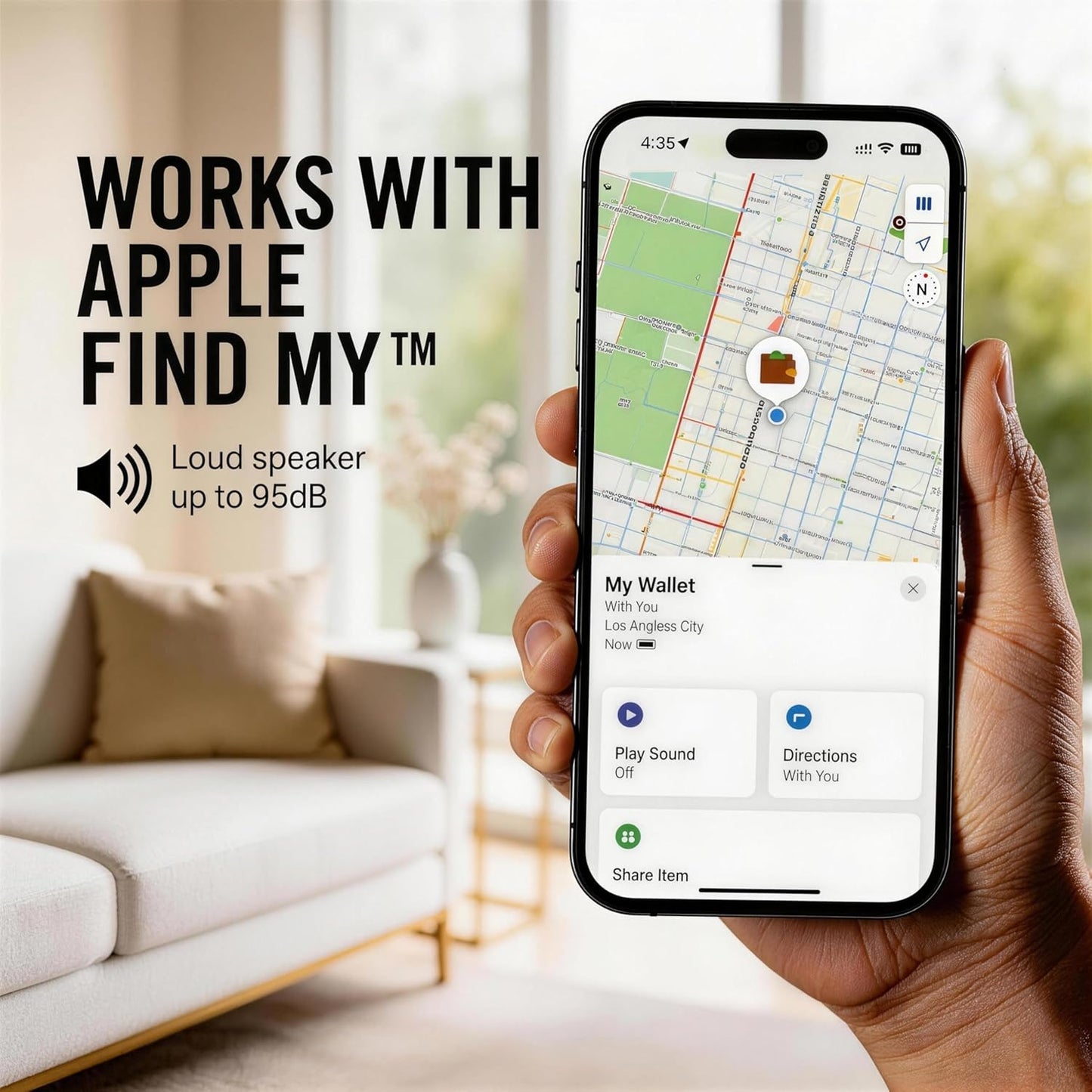 2-Pack Wallet Tracker Card for Apple Find My(iOS Only), Rechargeable Thin Finder with Wireless Charging - Protable Item Locator for Keys, Luggage, Passports and Bags