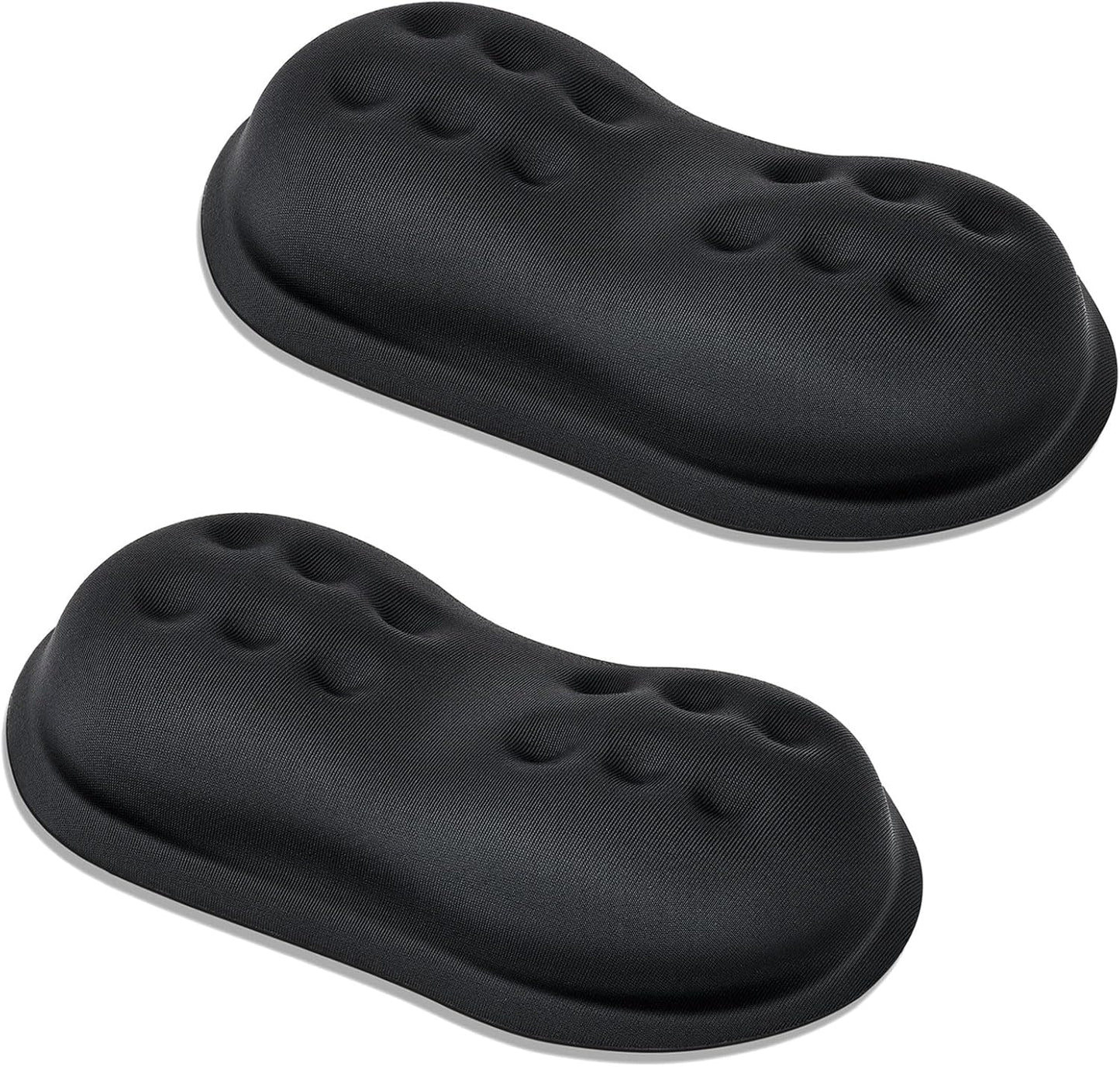 VANKEY Mouse Wrist Rest, Desk Wrist Pad for Mouse, Comfortable Computer Mouse Wrist Support, Ergonomic Wrist Rest with Memory Foam Fillings, Non-Slip Base (Black)