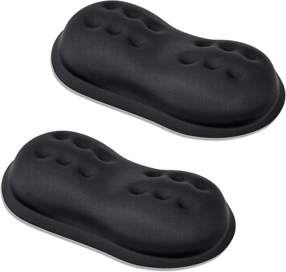 VANKEY Mouse Wrist Rest, Desk Wrist Pad for Mouse, Comfortable Computer Mouse Wrist Support, Ergonomic Wrist Rest with Memory Foam Fillings, Non-Slip Base (Black)