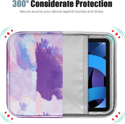 TiMOVO 9-11" Tablet Sleeve Bag for iPad 11-inch A16 2025, iPad 10.9"/10.2"| Air 11 Inch/5th/4th Gen. 10.9", Galaxy Tab A9+/A11Plus 11", Protective Bag with Pocket, Black
